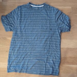 Free Fly Blue Striped Men's Shirt